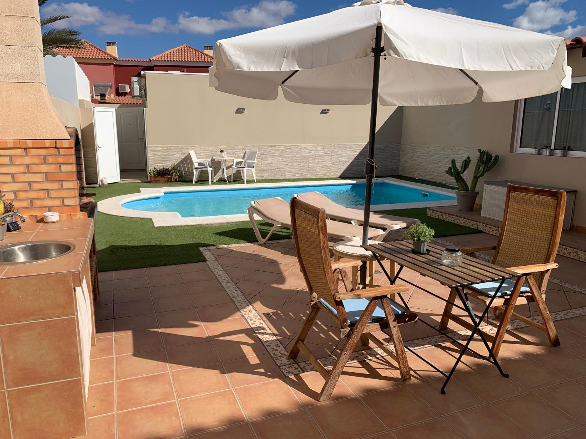 Mar&Mar, apartamento nuevo con solárium y piscina Gran Tarajal Esterno foto